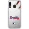 MLB Atlanta Braves Game Ball Galaxy A20 Clear Case