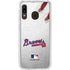 MLB Atlanta Braves Game Ball Galaxy A20 Clear Case