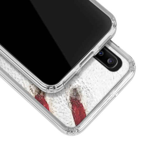 MLB Atlanta Braves Game Ball Galaxy A20 Clear Case