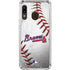 MLB Atlanta Braves Game Ball Galaxy A30 Clear Case