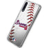 MLB Atlanta Braves Game Ball Galaxy A50 Clear Case