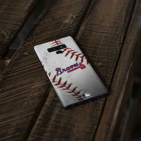 MLB Atlanta Braves Game Ball Galaxy Note 9 Skin