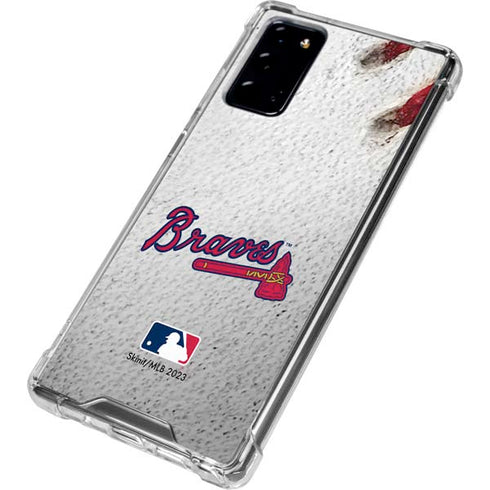 MLB Atlanta Braves Game Ball Galaxy Note20 5G Clear Case