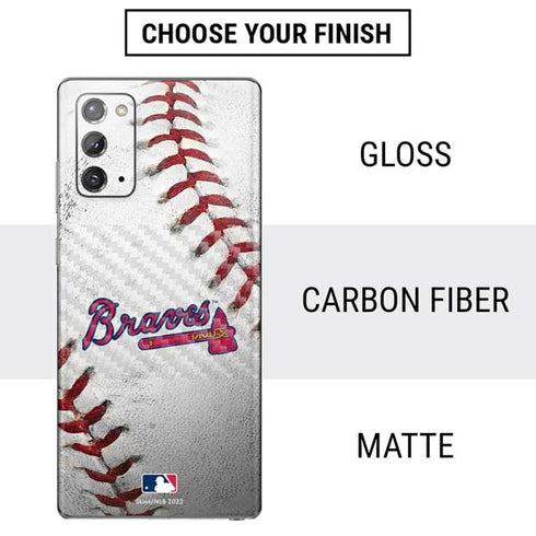 MLB Atlanta Braves Game Ball Galaxy Note20 5G Skin