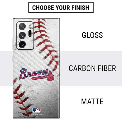 MLB Atlanta Braves Game Ball Galaxy Note20 Ultra 5G Skin