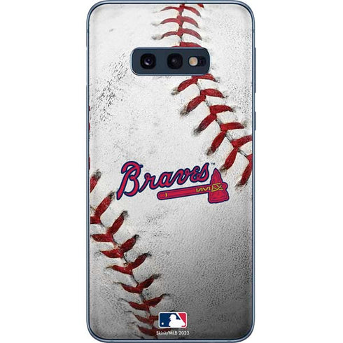 MLB Atlanta Braves Game Ball Galaxy S10e Skin