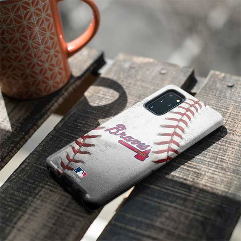 MLB Atlanta Braves Game Ball Galaxy S20 Plus Pro Case