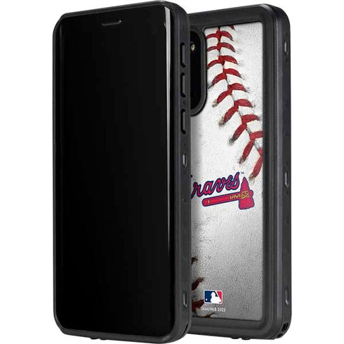 MLB Atlanta Braves Game Ball Galaxy S20 Plus Waterproof Case