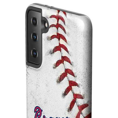 MLB Atlanta Braves Game Ball Galaxy S21 FE Pro Case