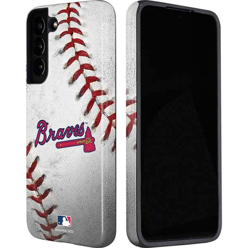 MLB Atlanta Braves Game Ball Galaxy S22 Plus Pro Case