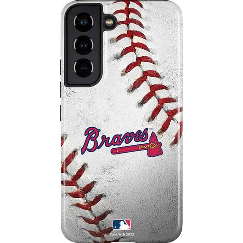 MLB Atlanta Braves Game Ball Galaxy S22 Pro Case