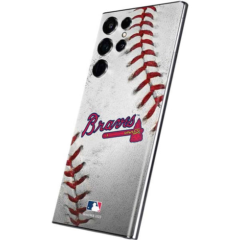 MLB Atlanta Braves Game Ball Galaxy S22 Ultra Skin