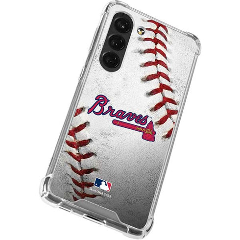 MLB Atlanta Braves Game Ball Galaxy S23 Clear Case