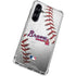 MLB Atlanta Braves Game Ball Galaxy S23 FE Clear Case