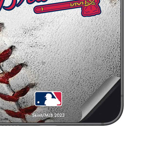 MLB Atlanta Braves Game Ball Galaxy S23 FE Skin