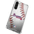 MLB Atlanta Braves Game Ball Galaxy S23 Plus Clear Case