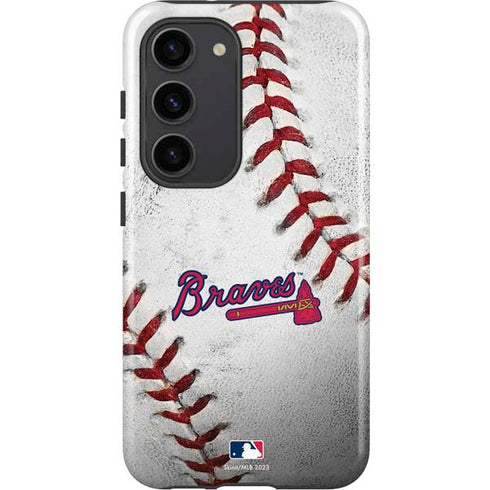 MLB Atlanta Braves Game Ball Galaxy S23 Pro Case