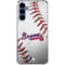 MLB Atlanta Braves Game Ball Galaxy S24 Clear Case
