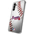 MLB Atlanta Braves Game Ball Galaxy S24 Plus Clear Case
