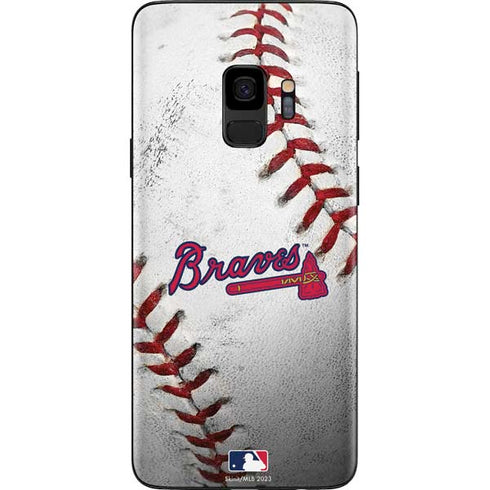 MLB Atlanta Braves Game Ball Galaxy S9 Skin
