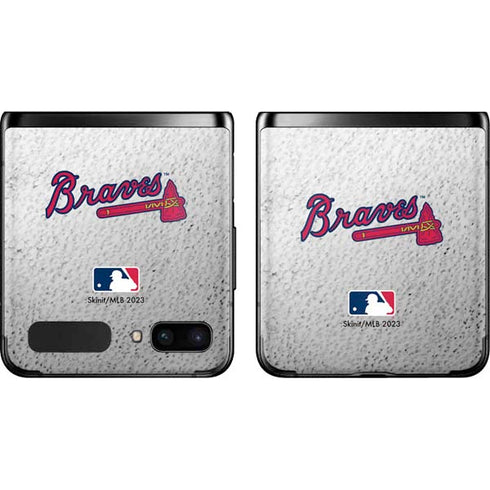 MLB Atlanta Braves Game Ball Galaxy Z Flip Skin