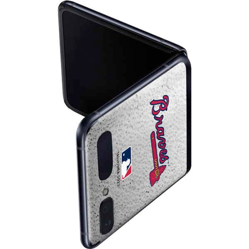 MLB Atlanta Braves Game Ball Galaxy Z Flip Skin