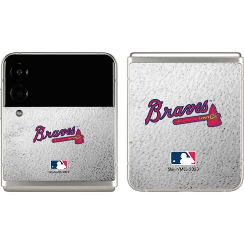 MLB Atlanta Braves Game Ball Galaxy Z Flip3 5G Skin