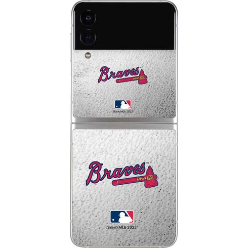 MLB Atlanta Braves Game Ball Galaxy Z Flip3 5G Skin