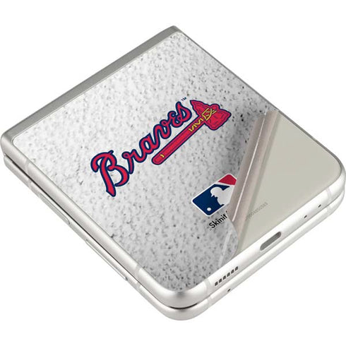 MLB Atlanta Braves Game Ball Galaxy Z Flip3 5G Skin