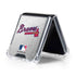MLB Atlanta Braves Game Ball Galaxy Z Flip5 5G Clear Case