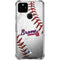 MLB Atlanta Braves Game Ball Google Pixel 5a 5G Clear Case