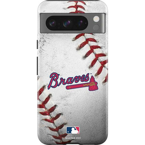 MLB Atlanta Braves Game Ball Google Pixel 8 Pro Impact Case
