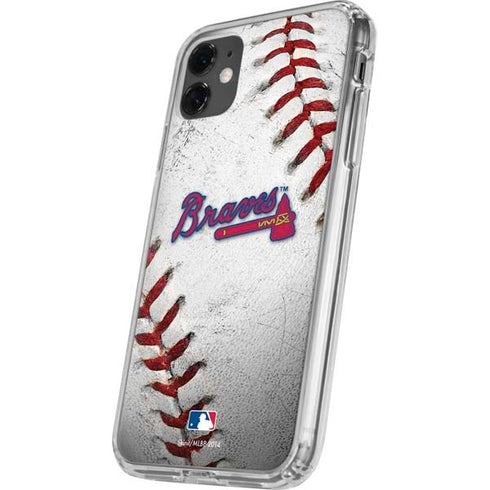 MLB Atlanta Braves Game Ball iPhone 11 Clear Case