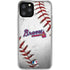 MLB Atlanta Braves Game Ball iPhone 11 Pro Clear Case