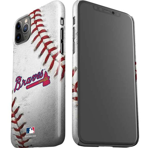 MLB Atlanta Braves Game Ball iPhone 11 Pro Max Lite Case