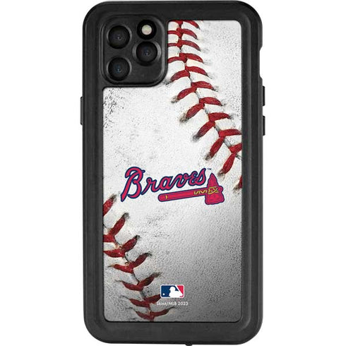 MLB Atlanta Braves Game Ball iPhone 11 Pro Max Waterproof Case