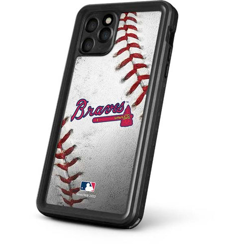MLB Atlanta Braves Game Ball iPhone 11 Pro Max Waterproof Case