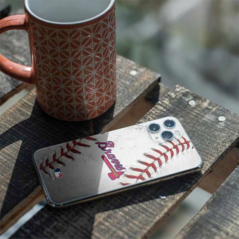 MLB Atlanta Braves Game Ball iPhone 11 Pro Skin