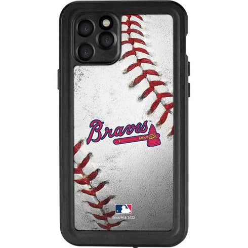 MLB Atlanta Braves Game Ball iPhone 11 Pro Waterproof Case