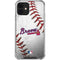 MLB Atlanta Braves Game Ball iPhone 12 Mini Clear Case