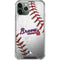 MLB Atlanta Braves Game Ball iPhone 12 Pro Clear Case