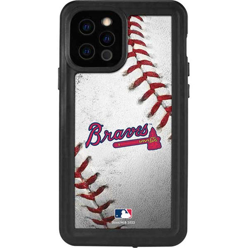 MLB Atlanta Braves Game Ball iPhone 12 Pro Waterproof Case