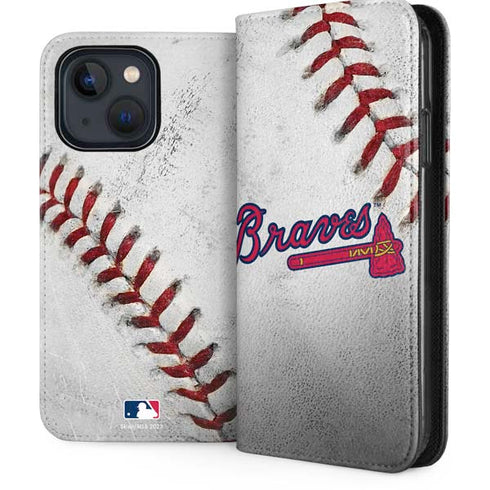 MLB Atlanta Braves Game Ball iPhone 13 Folio Case