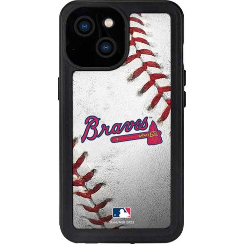 MLB Atlanta Braves Game Ball iPhone 13 Mini Waterproof Case