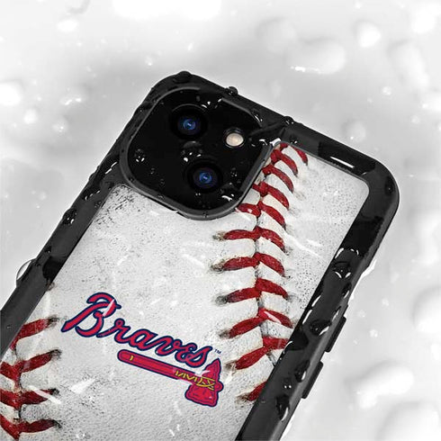 MLB Atlanta Braves Game Ball iPhone 13 Mini Waterproof Case
