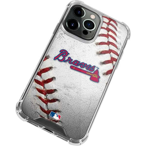 MLB Atlanta Braves Game Ball iPhone 13 Pro Clear Case