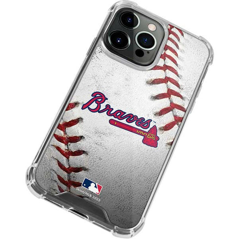 MLB Atlanta Braves Game Ball iPhone 13 Pro Max Clear Case