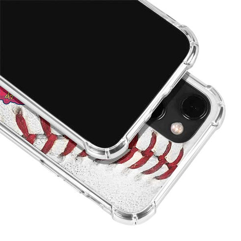 MLB Atlanta Braves Game Ball iPhone 14 Plus Clear Case