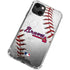 MLB Atlanta Braves Game Ball iPhone 15 Plus Clear Case