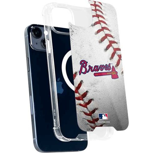MLB Atlanta Braves Game Ball iPhone 15 Plus MagSafe Case